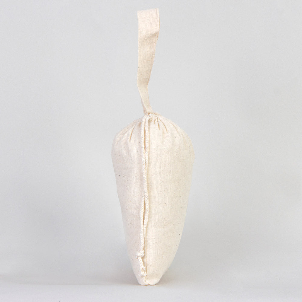 Cotton Pouch Bag 6"x8" – Natural Drawstring Favor Bag with Short Handle