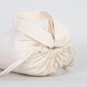 Fabric Pouch  6" W x 8" H (15.5 cm x 20 cm) -  Short Handle (Customize)
