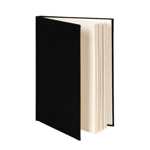 Black Canvas Notebook 6" × 8" – Happy New Year Personalized Holiday Journal - Pamusan.com