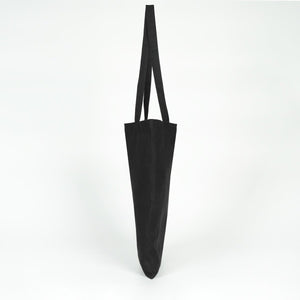 Black Canvas Tote Bag – Large 14"x16" Eco - Friendly Cotton Shopping Bag - Pamusan.com