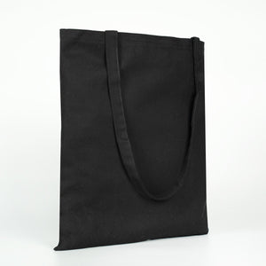 Black Canvas Tote Bag – Large 14"x16" Eco - Friendly Cotton Shopping Bag - Pamusan.com