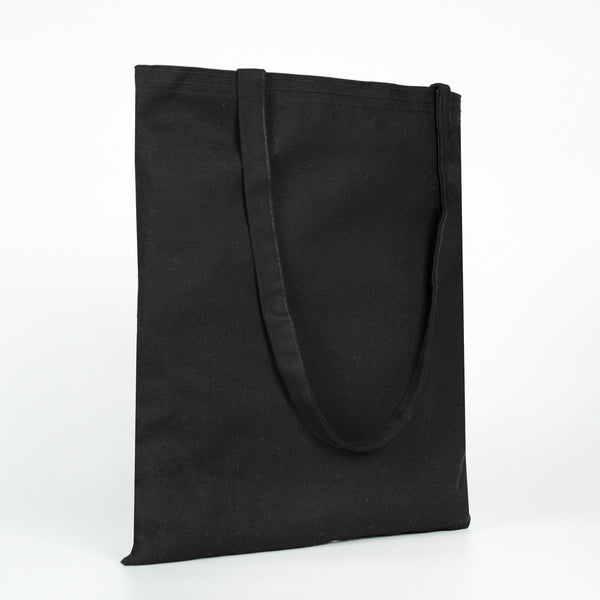 Black Canvas Tote Bag – Large 14"x16" Eco - Friendly Cotton Shopping Bag - Pamusan.com