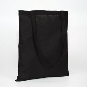Black Cotton Tote Bag – 14" × 16" (35 × 40 cm) – 4 oz Blank Bag - Pamusan.com