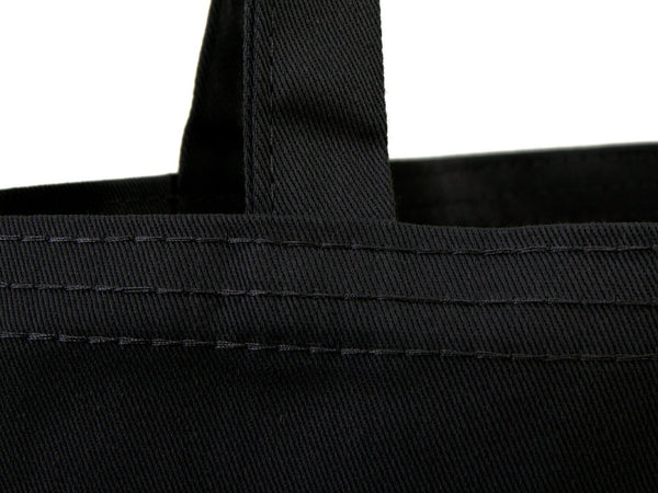 Black Cotton Tote Bag – 14"x16" Blank Reusable Canvas Bag Wholesale - Pamusan.com