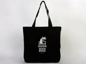 Black Custom Canvas Tote Bag 19"x16"x4" – Personalized Cotton Promotional & Beach Bag - Pamusan.com