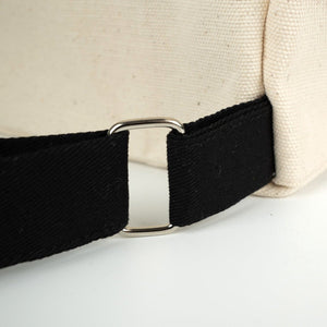Black VIP Canvas Backpack – 10" × 13" (25 × 32 cm), 10 oz - Pamusan.com