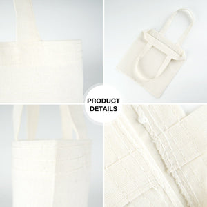 Blank Cotton Tote Bag 9x9 Inch | Lightweight Natural Cotton Gift Bag - Pamusan.com