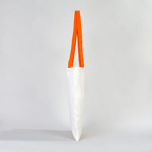 Blank Cotton Tote Bag with Orange Handles – 14"x16" Reusable Eco Bag - Pamusan.com