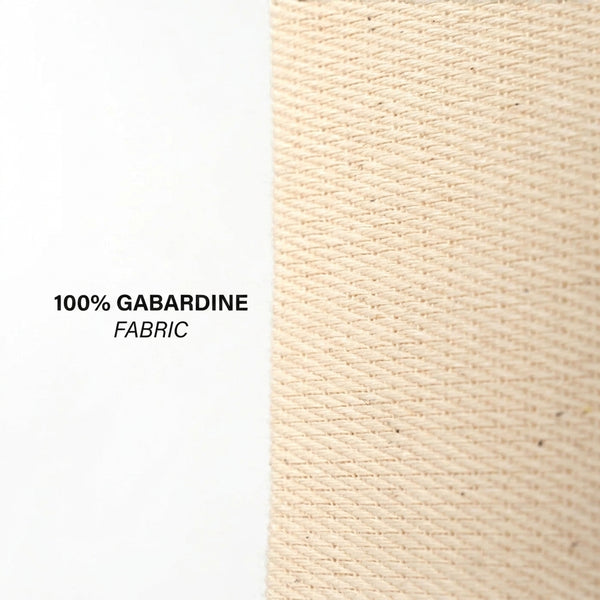 Blank Long Handle Tote Bag 10"x14" – 6 oz gabardine fabric close-up – Pamusan.com
