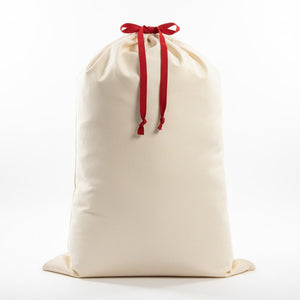 Blank Santa Sack – 24" x 35" (60 x 90 cm) Plain Christmas & New Year Gift Bag - Pamusan.com