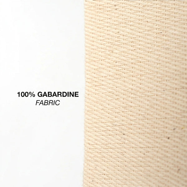 Blank Wide Tote Bag 14"x12" – 6 oz gabardine fabric close-up – Pamusan.com