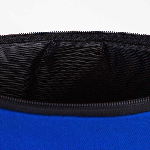 Blue Cotton Zippered Clutch Pouch – 12" × 8" (30 × 21 cm) – 10 oz Fabric - Pamusan.com