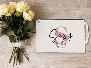 Bridal Party Clutch Bags – Custom Cotton Bridesmaid Wedding Gift - Pamusan.com