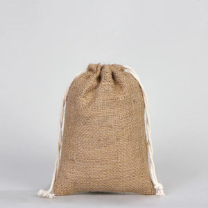 Burlap Drawstring Pouch – 6" × 8" (15 × 20 cm) Eco Friendly - Pamusan.com