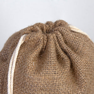 Burlap Drawstring Pouch – 8" × 12" (20 × 30 cm) – Eco - Friendly - Pamusan.com