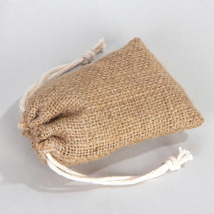 Burlap Drawstring Pouch – Natural – 4" × 5" (10 x 13 cm) – 4 oz - Pamusan.com