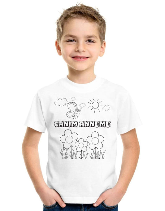 Mother's Day Paintable Promotion T-Shirt - White