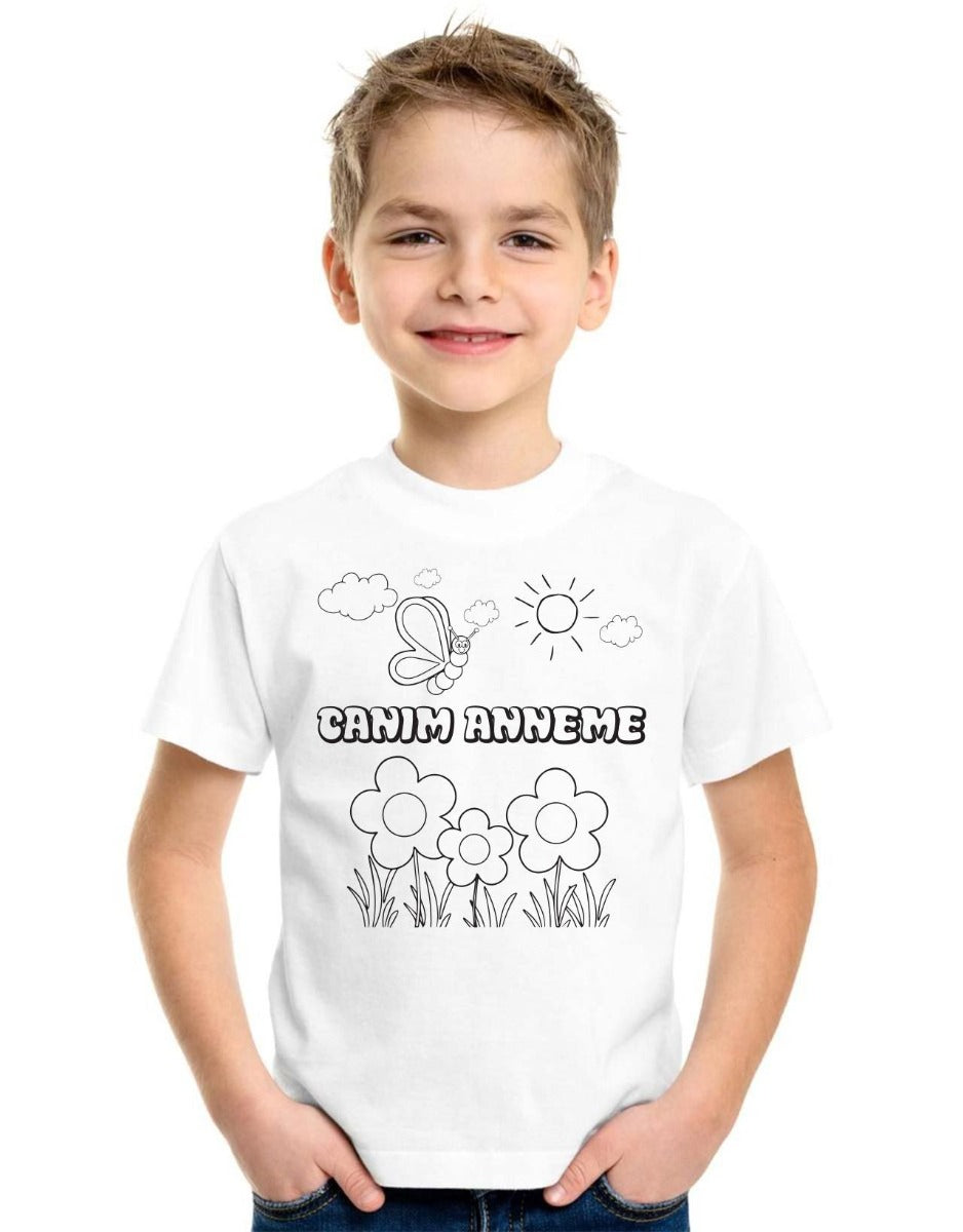 Mother's Day T-shirt Coloring Kit