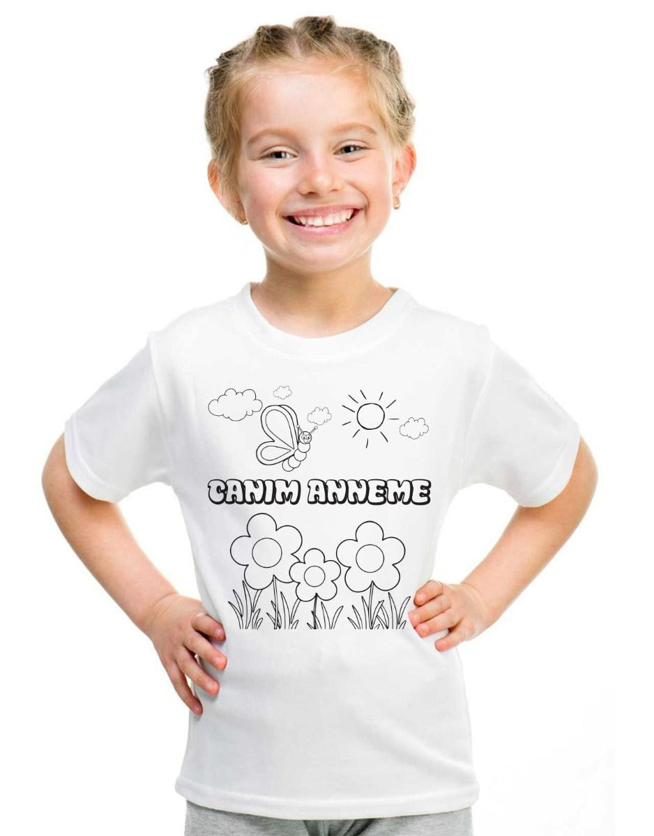Mother's Day T-shirt Coloring Kit