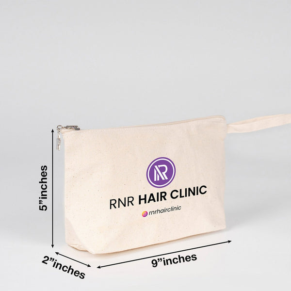 Canvas Clutch Pencil Case with Star Zipper Pull – 9" x 5" x 2" - Pamusan.com