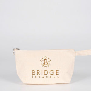 Canvas Clutch Pencil Case with Star Zipper Pull – 9" x 5" x 2" - Pamusan.com