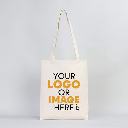 Canvas Cotton Tote Bag 14"W x 16"H (35 cm x 40 cm) - Customize