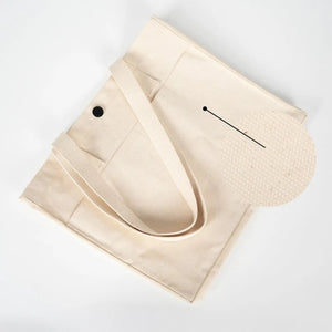 Canvas LUX Tote Bag – Snap Button, Front Pockets – 18" × 16" × 4" (35 × 40 × 10 cm), 10 oz Cotton - Pamusan.com
