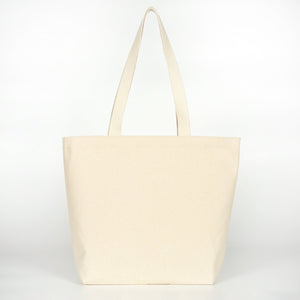 Canvas Shopping Tote Bag – Laminated – 17" × 14" × 6" (45 × 35 × 15 cm) – 10 oz - Pamusan.com