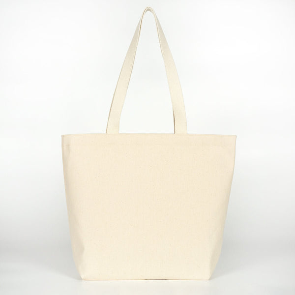 Canvas Shopping Tote Bag – Laminated – 17" × 14" × 6" (45 × 35 × 15 cm) – 10 oz - Pamusan.com