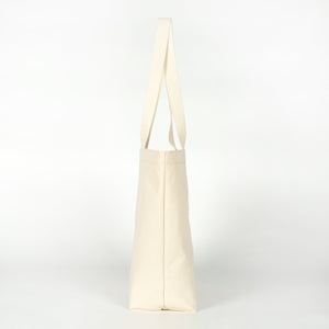 Canvas Shopping Tote Bag with Custom Logo – 17" × 14" × 6" (45 × 35 × 15 cm) – Laminated Lining – 10 oz Cotton - Pamusan.com