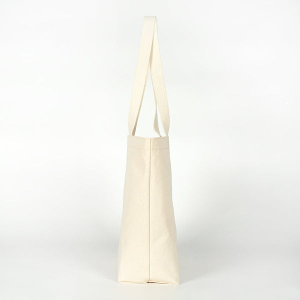 Canvas Shopping Tote Bag with Custom Logo – 17" × 14" × 6" (45 × 35 × 15 cm) – Laminated Lining – 10 oz Cotton - Pamusan.com