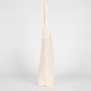 Canvas Tote Bag with Woven Handles – 14" × 16" × 4" (35 × 40 × 10 cm) – Natural 10 oz - Pamusan.com