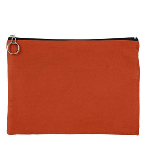 Ceramic Cotton Zippered Clutch Pouch – 12" × 8" (30 × 21 cm) – 10 oz Fabric - Pamusan.com