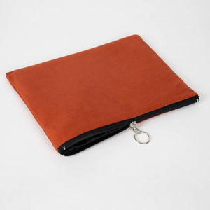Ceramic Cotton Zippered Clutch Pouch – 12" × 8" (30 × 21 cm) – 10 oz Fabric - Pamusan.com