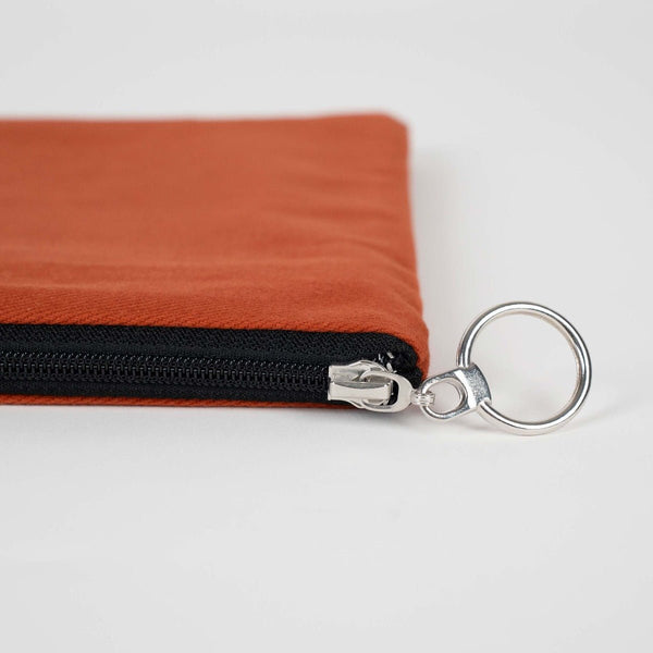 Ceramic Cotton Zippered Clutch Pouch – 12" × 8" (30 × 21 cm) – 10 oz Fabric - Pamusan.com