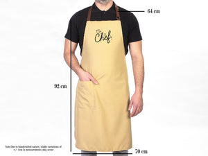 Chef Apron - Personalized Kitchen Apron for Women or Men - Custom Name Chef Apron - Logo Print Options - Pamusan.com