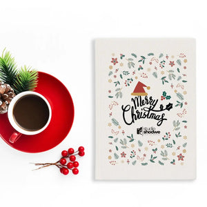 Christmas Tree Notebooks, 6" × 8" (15 × 20 cm) Personalize with Your Logo or Text - Pamusan.com