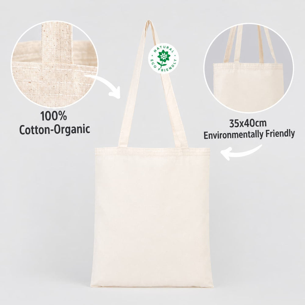 Activity Tote Coloring Set 3 | 25 Blank Cotton Tote Bags 14"x16"+ 4 Marker Sets (12 Colors) - Pamusan.com