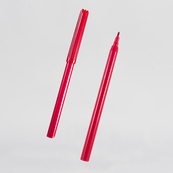 Class Painting Set – 25 Colorable Cotton Tote Bags 14"x16" + 4 Red Apple Fabric Paint Marker Sets - Pamusan.com