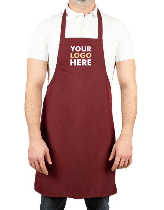 Printed Kitchen Apron - Bordeaux