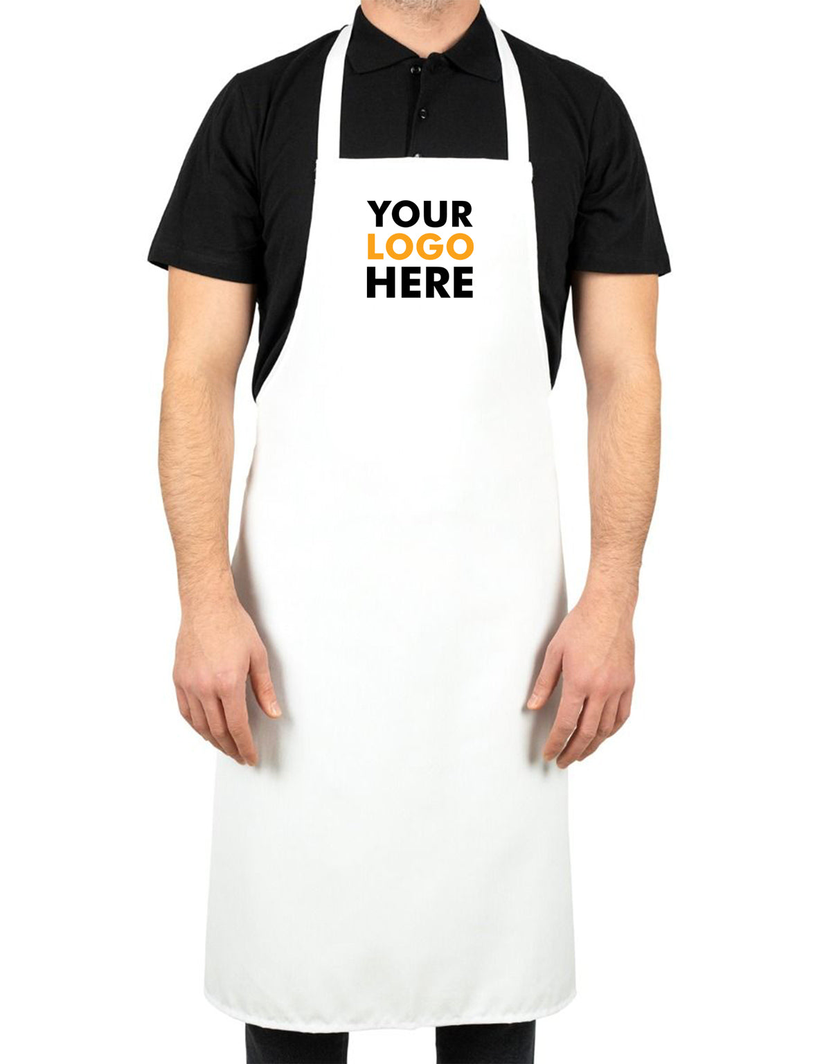 White - ( Printed ) Kitchen Apron