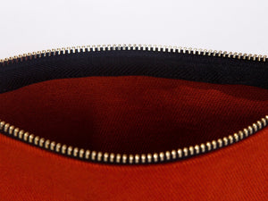 Personalized Clutch Bag – Custom Makeup & Bridesmaid Zip Pouch — print detail | Pamusan