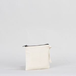 Clutch Gabardine Bag – 6"x5" Natural Cotton Unlined Pouch - Pamusan.com