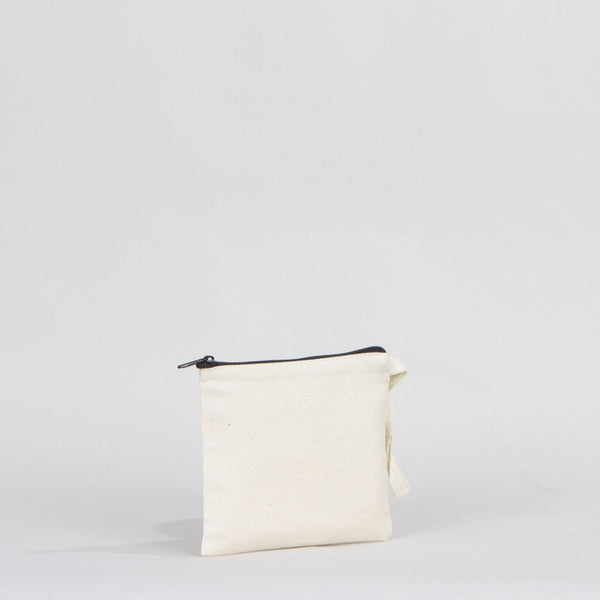 Clutch Gabardine Bag – 6"x5" Natural Cotton Unlined Pouch - Pamusan.com
