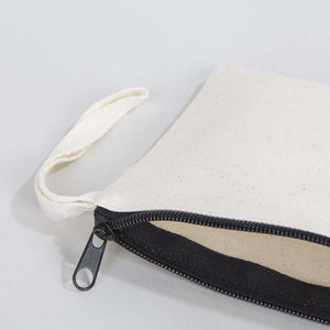 Clutch Gabardine Bag – 6"x5" Natural Cotton Unlined Pouch - Pamusan.com
