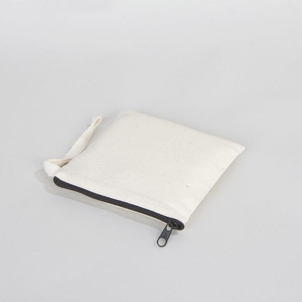 Clutch Gabardine Bag – 6"x5" Natural Cotton Unlined Pouch - Pamusan.com