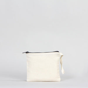 Clutch Gabardine Bag – 6"x5" Natural Cotton Unlined Pouch - Pamusan.com