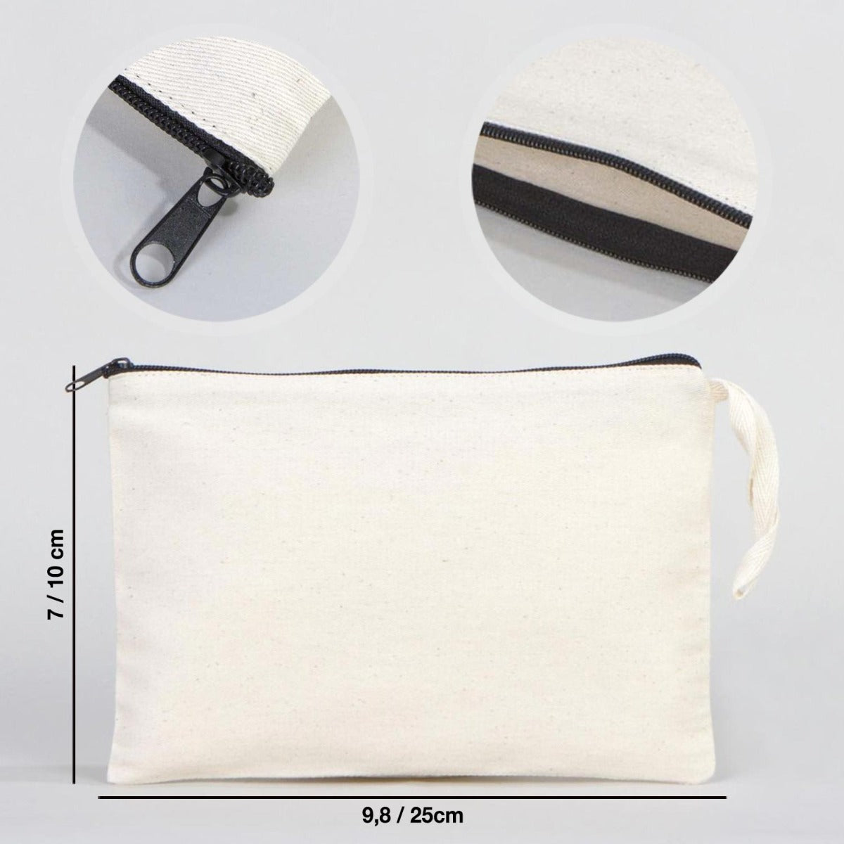 Clutch Unlined Bag - 10"W x 7"H (25cm x 18 cm)