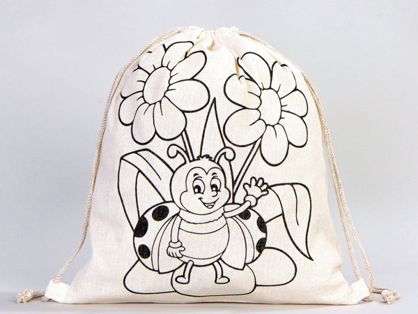 Coloring Animal Backpacks , 14"W x 16"H (35 cm x 40 cm) Kids Art Set - Pamusan.com