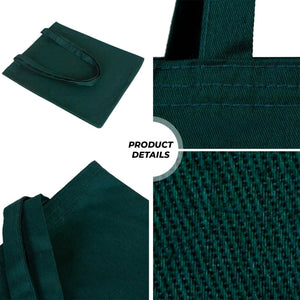 Cotton Bag - 14" x 16" (35 x 40 cm) Green - 6 oz - Pamusan.com